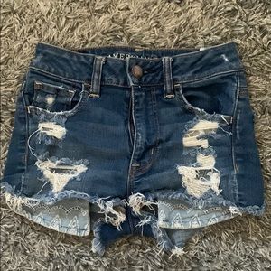 American Eagle super stretch jean shorts